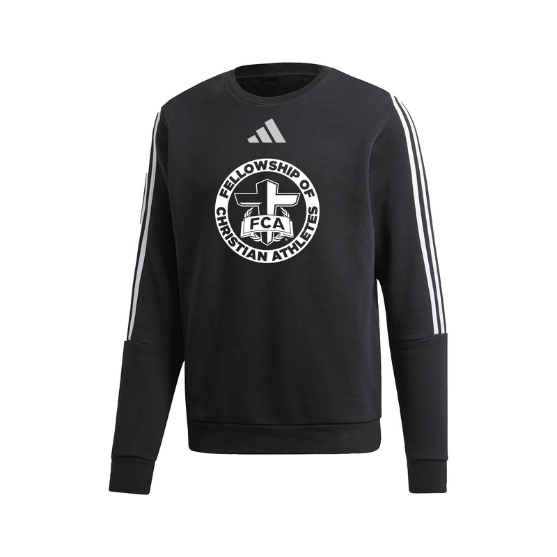 3-Stripe Crew - Black