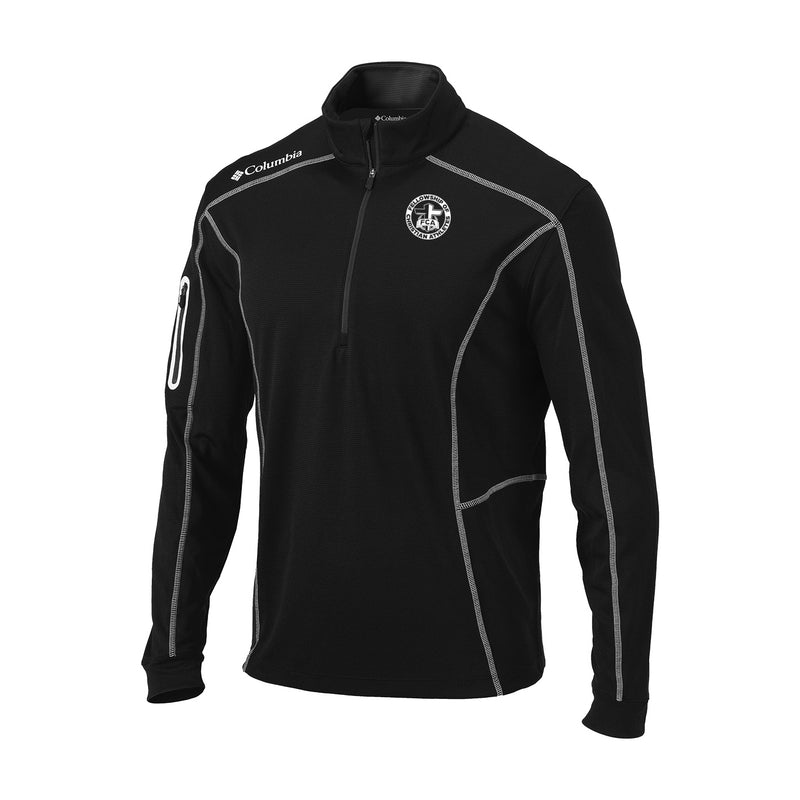 Men's Omni-Wick Shotgun 1/4 Zip - Black