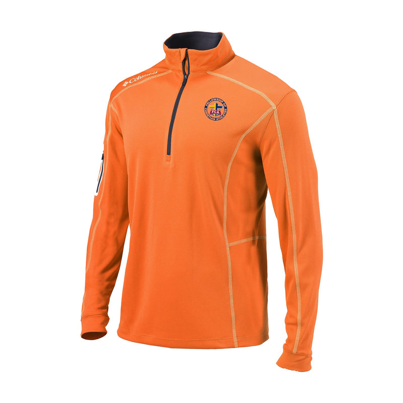 Men's Omni-Wick Shotgun 1/4 Zip - Mango