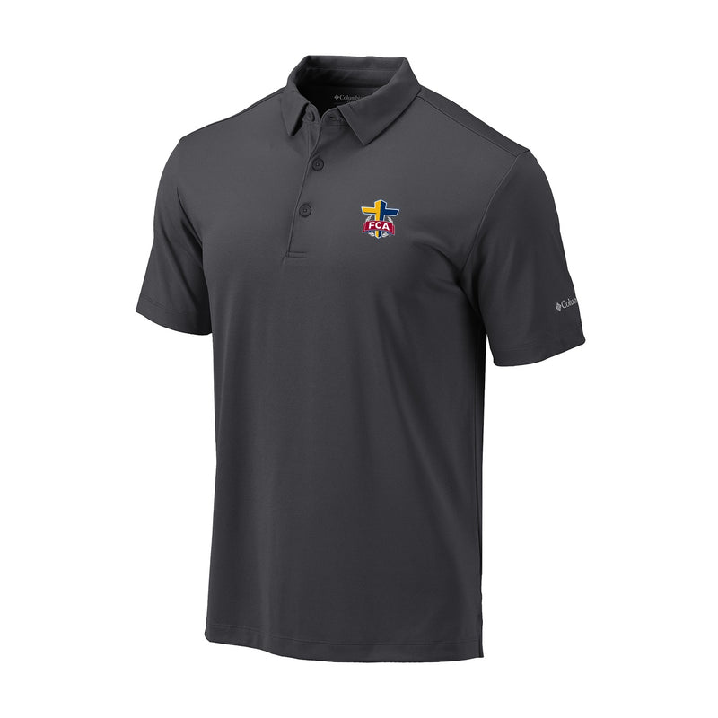 Men's Omni-Wick Drive Polo - Forged Iron