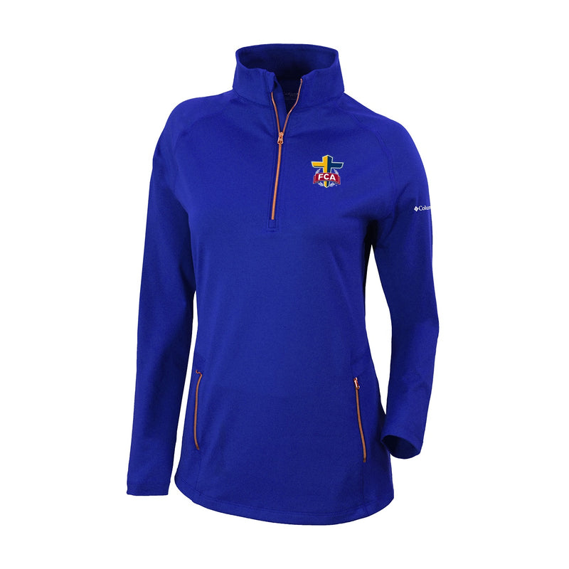 Women's Omni-Wick Outward Nine 1/4 Zip - Azul