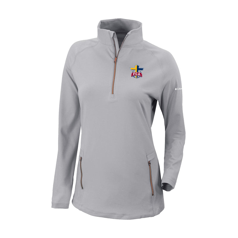 Women's Omni-Wick Outward Nine 1/4 Zip - Cool Grey