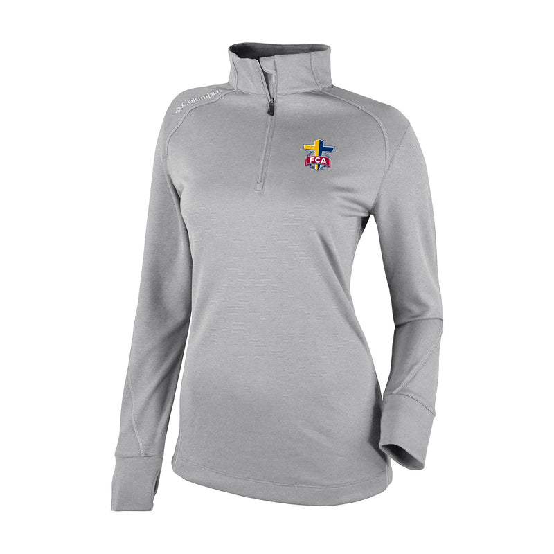 Women's Omni-Wick Shotgun 2.0 1/4 Zip - Cool Grey