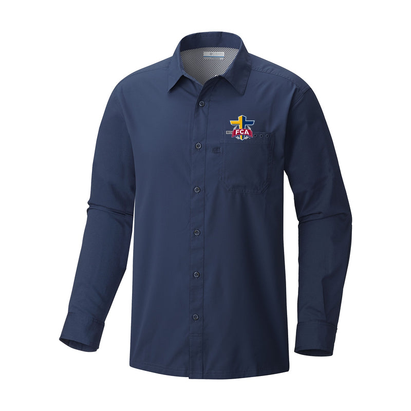 Men's Slack Tide Long Sleeve Shirt - Collegiate Navy