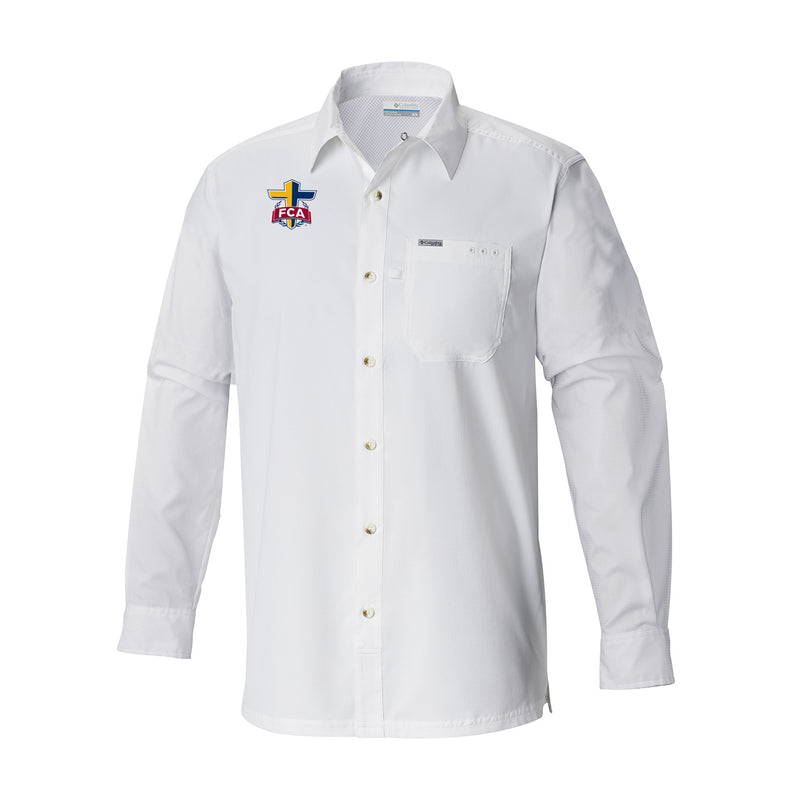 Men's Slack Tide Long Sleeve Shirt - White