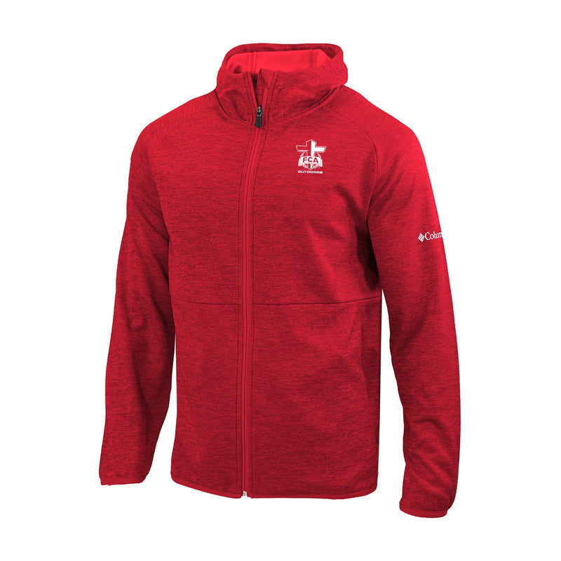 Men's Omni-Wick It's Time Full Zip Jacket - Intense Red