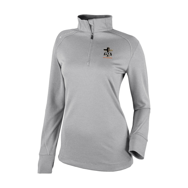 Women's Omni-Wick Shotgun 2.0 1/4 Zip - Cool Grey