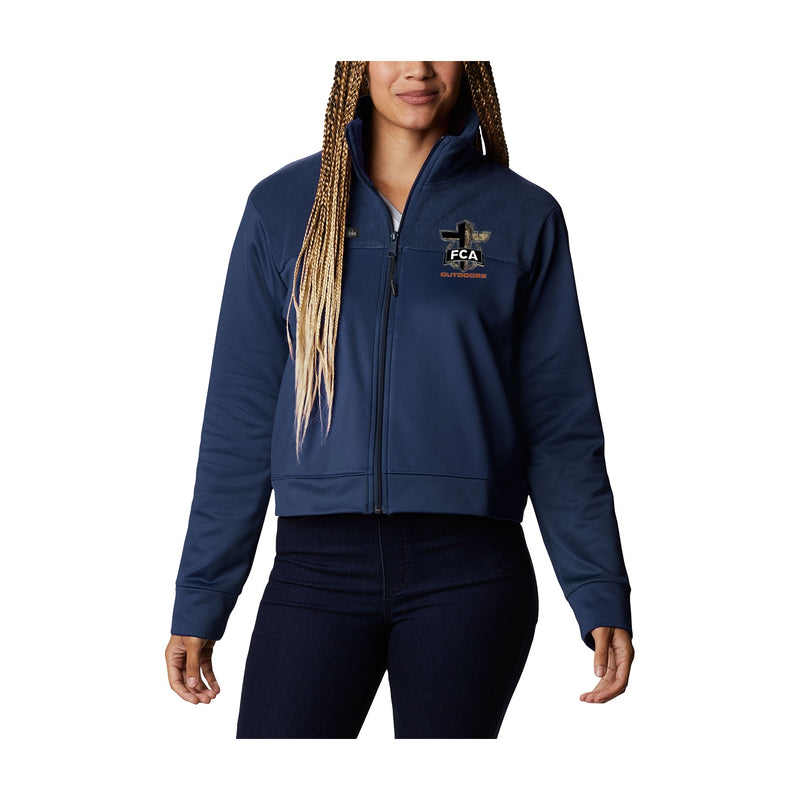 Women's Columbia River Fleece Full Zip - Collegiate Navy