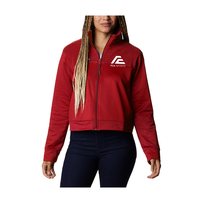 Women's Columbia River Fleece Full Zip - Intense Red