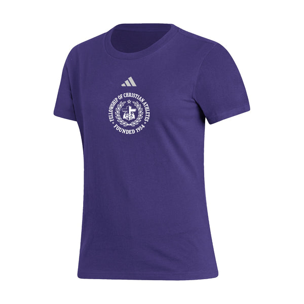 Women's Fresh Short Sleeve Tee  - Collegiate Purple