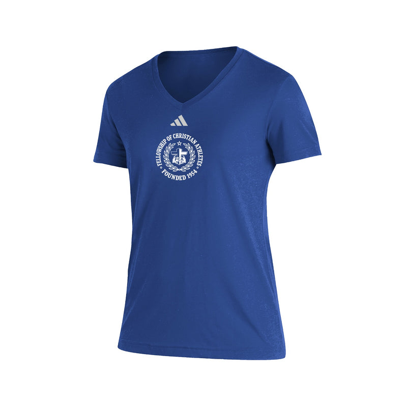 Womens Blend SS Tee - Collegiate Royal