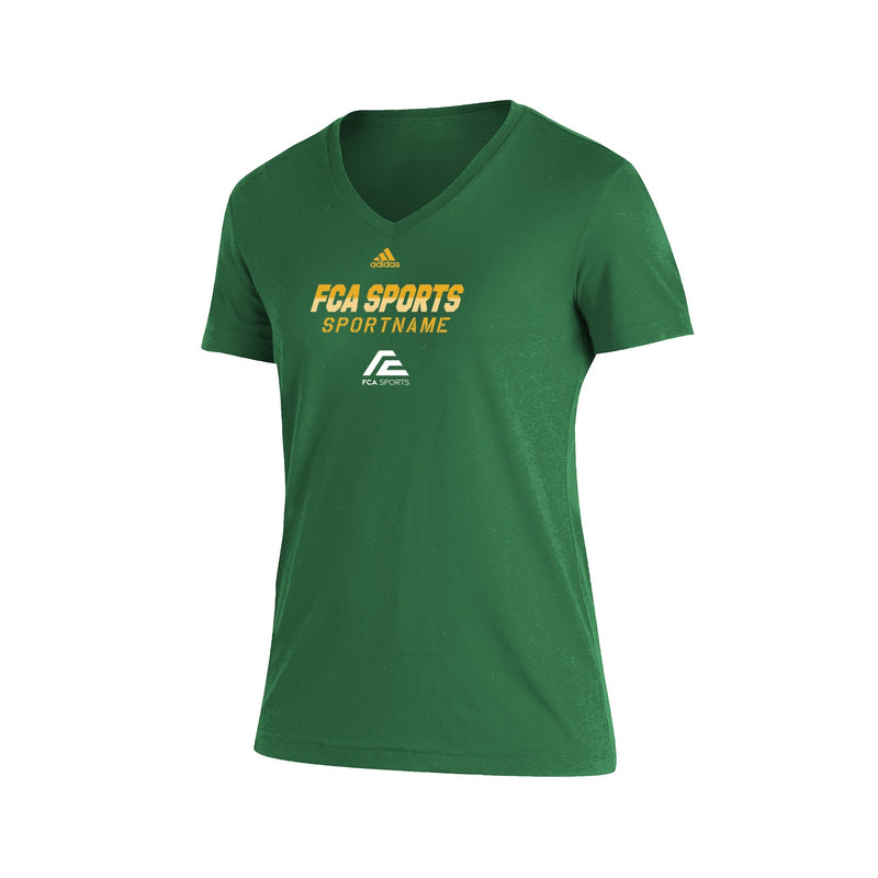 Womens Blend SS Tee - Dark Green