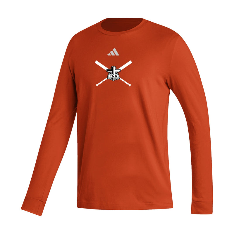 Men's Fresh Long Sleeve Tee  - Collegiate Orange