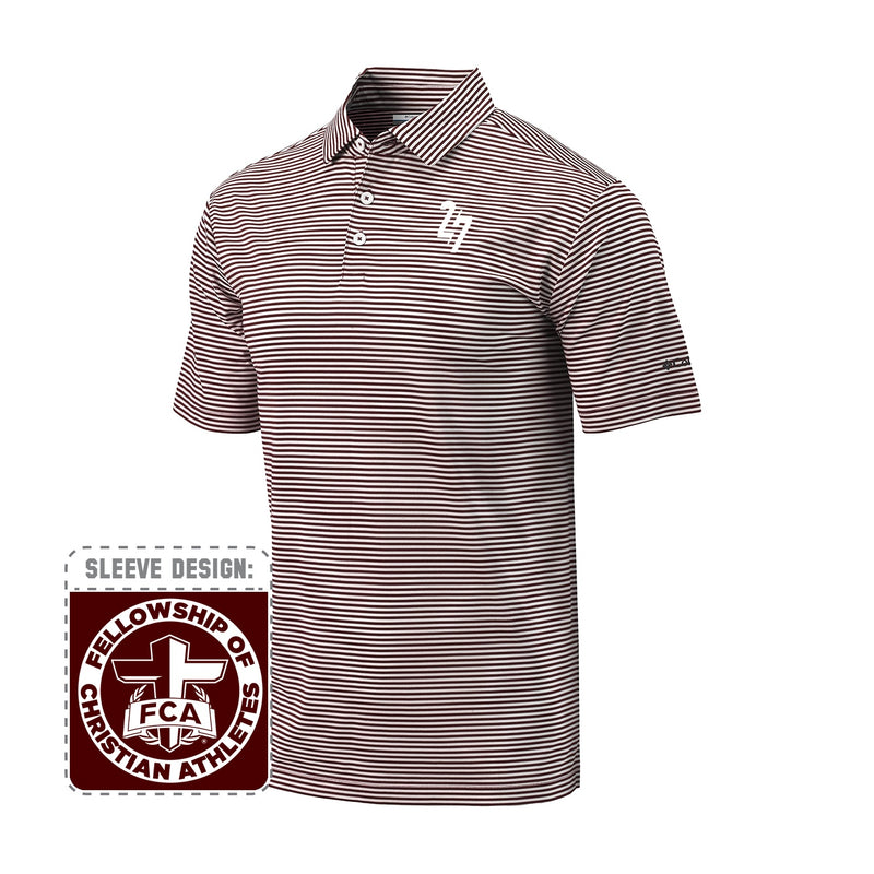 Men's Omni-Wick Club Invite Polo - Deep Maroon