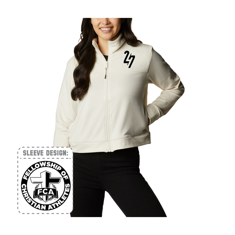 Women's Columbia River Fleece Full Zip - Chalk