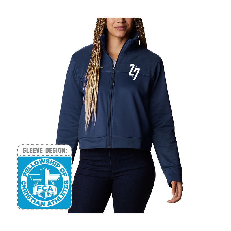 Women's Columbia River Fleece Full Zip - Collegiate Navy