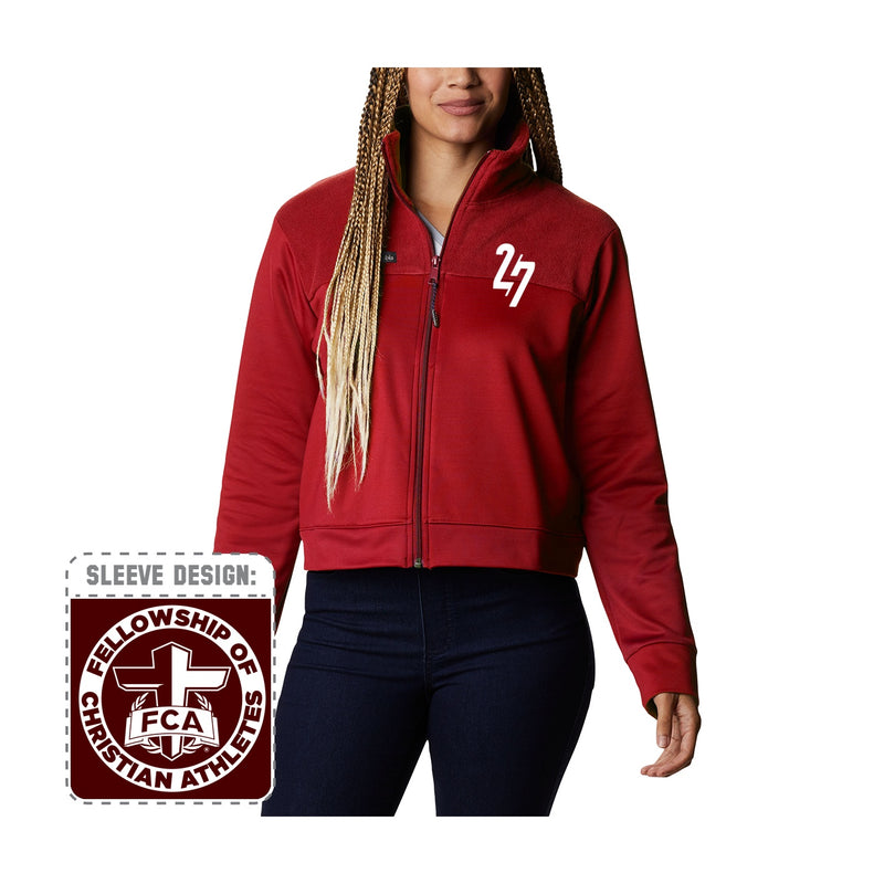 Women's Columbia River Fleece Full Zip - Intense Red