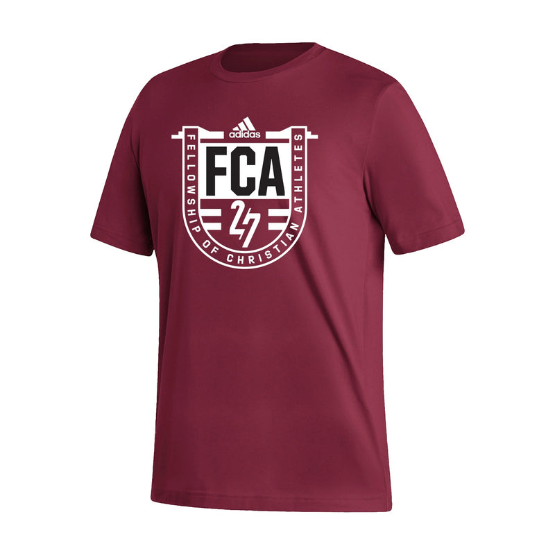 Men's Fresh Short Sleeve Tee  - Collegiate Burgundy