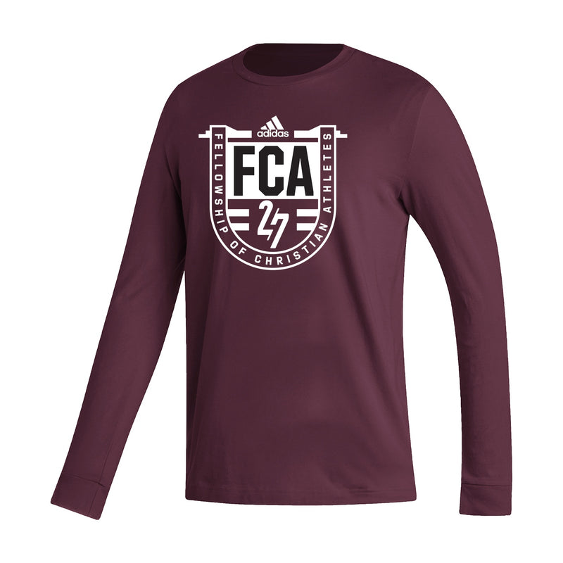 Men's Fresh Long Sleeve Tee  - Maroon