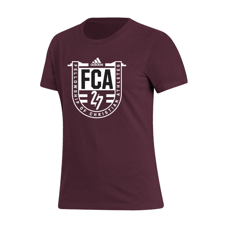 Women's Fresh Short Sleeve Tee  - Maroon