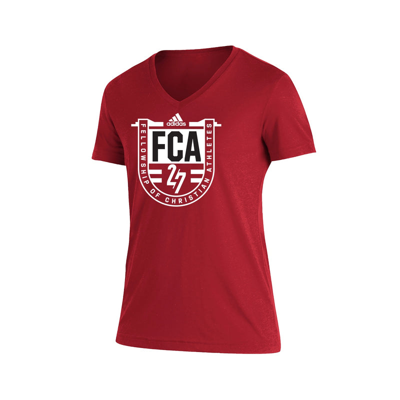 Womens Blend SS Tee - Power Red