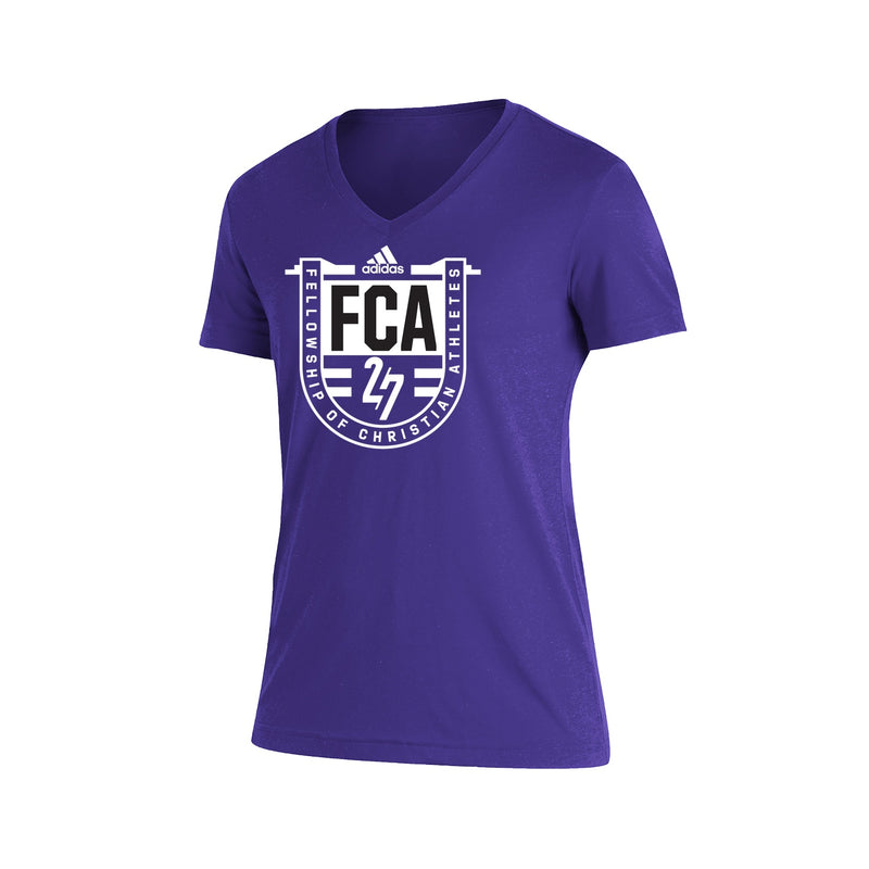 Womens Blend SS Tee - Collegiate Purple