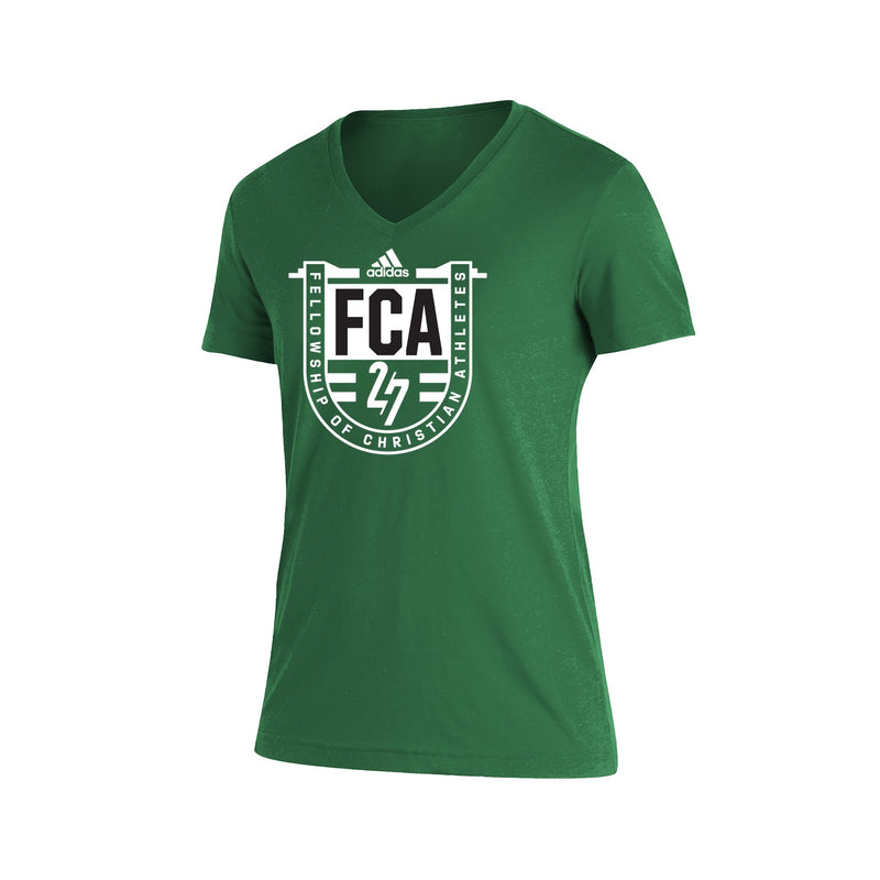 Womens Blend SS Tee - Dark Green