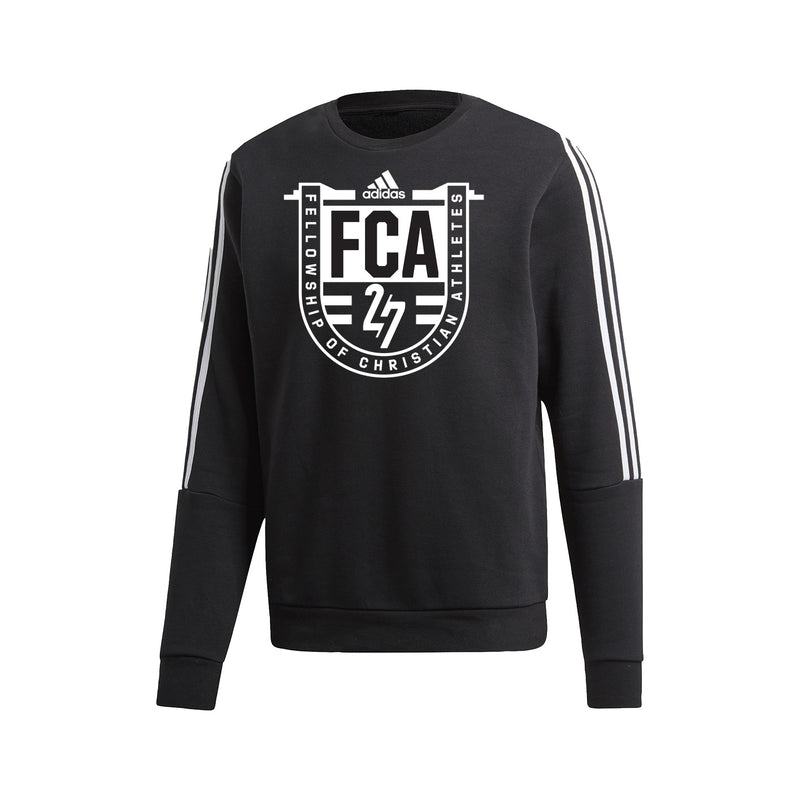 3-Stripe Crew - Black