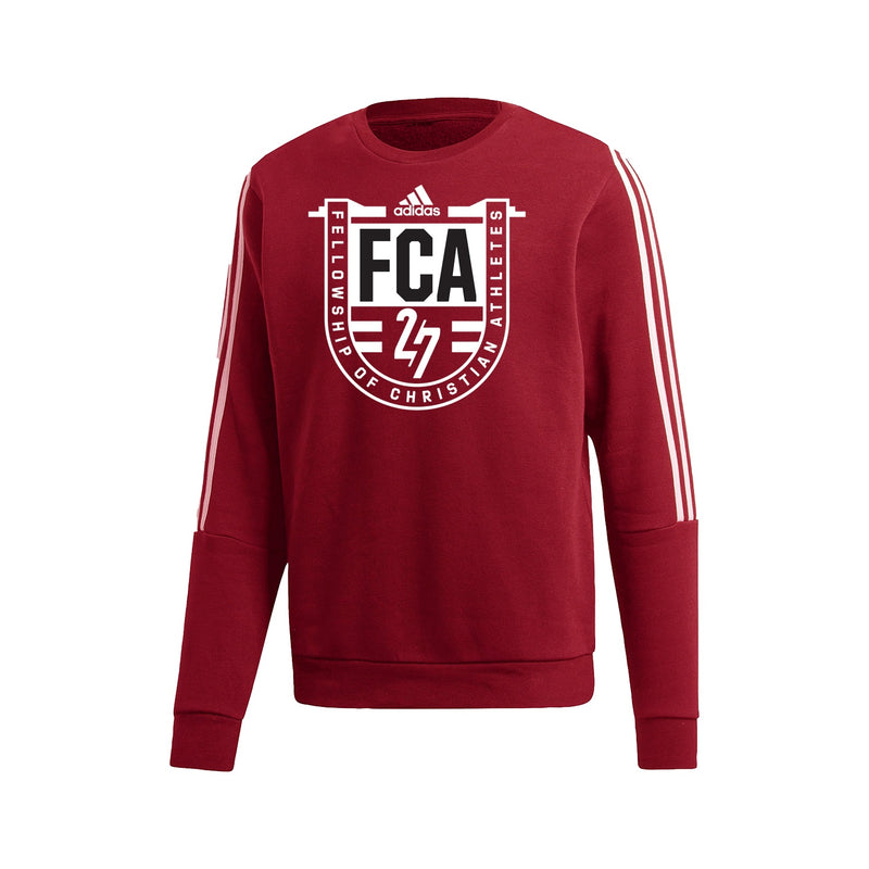 3-Stripe Crew - Power Red