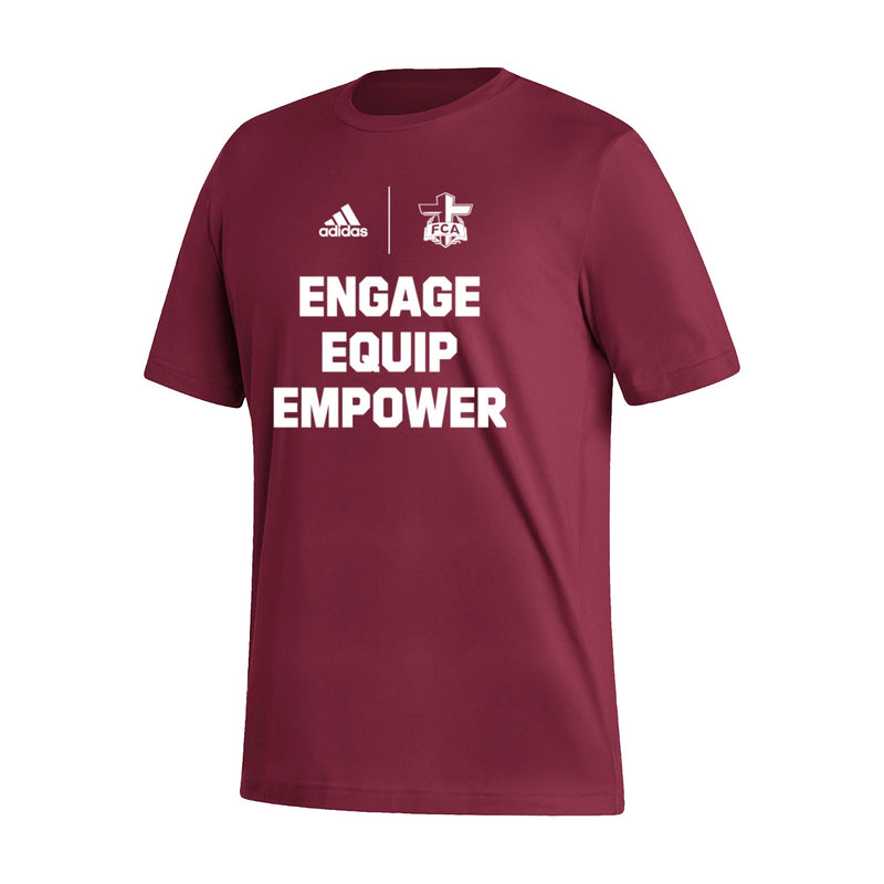 Men's Fresh Short Sleeve Tee  - Collegiate Burgundy