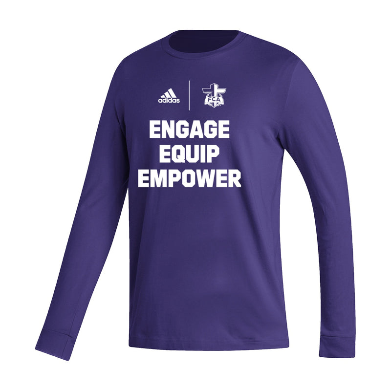 Men's Fresh Long Sleeve Tee  - Collegiate Purple