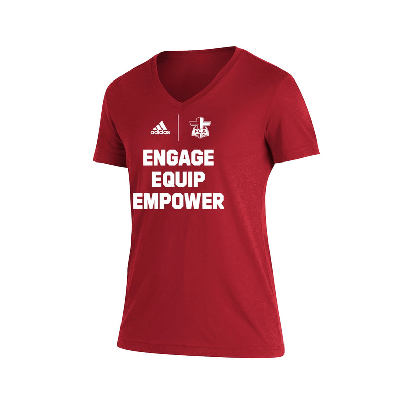 Womens Blend SS Tee - Power Red