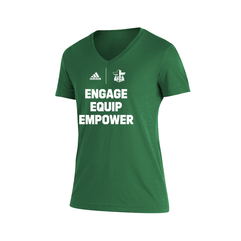 Womens Blend SS Tee - Dark Green