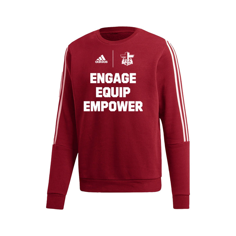 3-Stripe Crew - Power Red